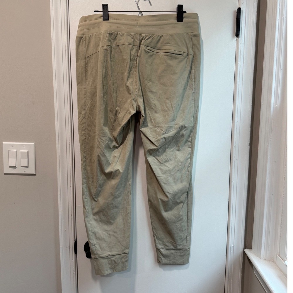 Athleta Trekkie North Jogger Pants Khaki Beige Womens Size 12 Hiking - Picture 3 of 8